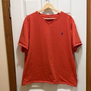 Polo Ralph Lauren Orange V-Neck Tee